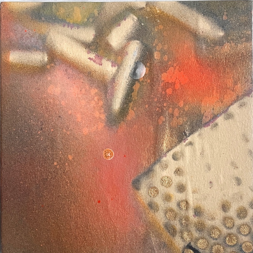 ‘Revealed’ Marksman Series: Vibrant Art in bright orange/red hues & gold